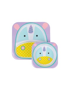 Juego de 2 platos de unicornio Skip Hop