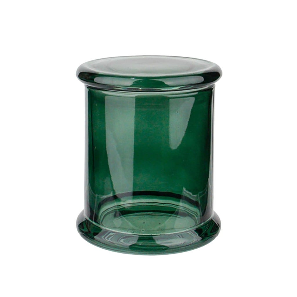 Recipiente De Algodón Verde 9x11cm