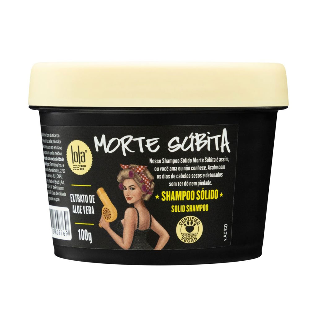 Lola Morte Subita Shampoo Solido Reparacion Total 100 Gr