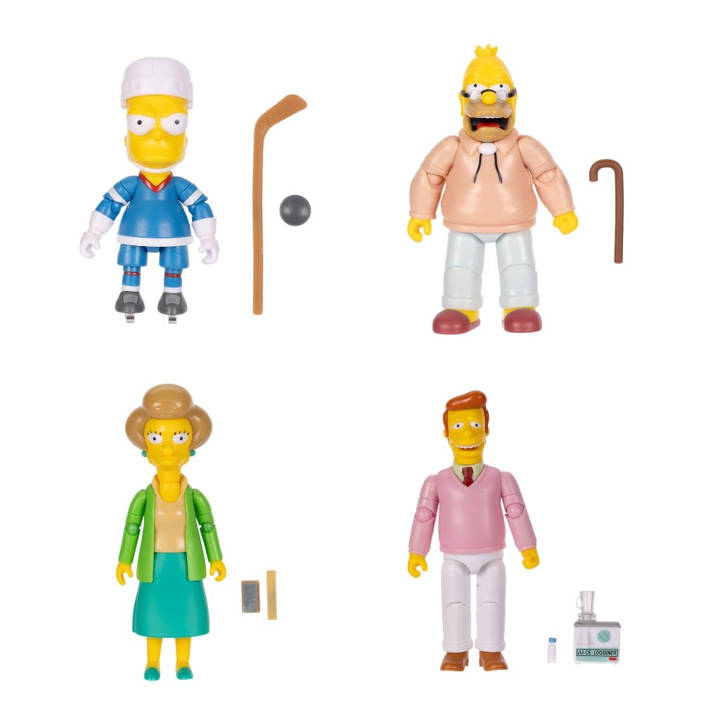 Figuras Coleccionables De Los Simpsons 5" Surtidos