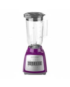Licuadora De Bote Plástico 10 Velocidades Morado Black & Decker