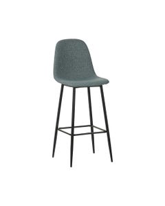 Silla De Bar Paula Azul Verde 49,5x41x109,5cm