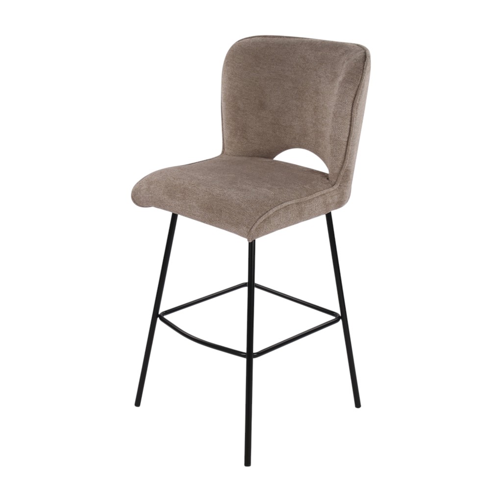 Silla De Bar Adeila 53X57.5X108Cm Beige