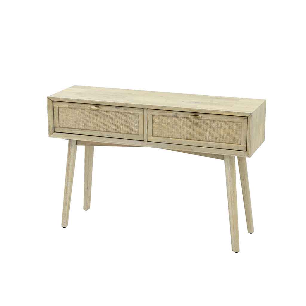 Mesa Consola Andes 2 Cajones 120X35X80Cm