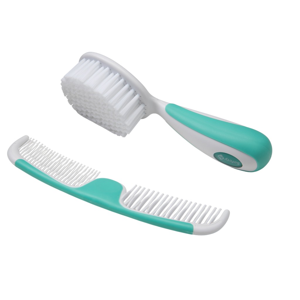 Set De Cepillo Y Peine De Fácil Agarre Safety First