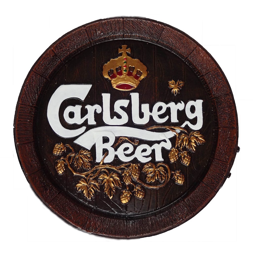 Cuadro Decorativo Carlsberg 35X8Cm