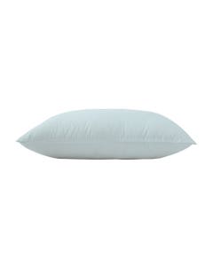 Almohada blanca estándar rectangular de microfibra