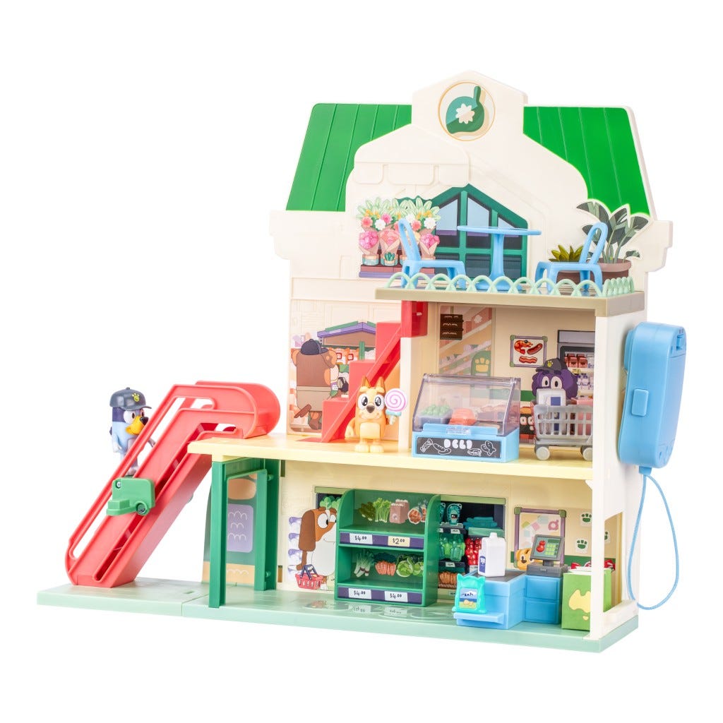 Bluey Set De Supermercado Con Sonido 15Pzs