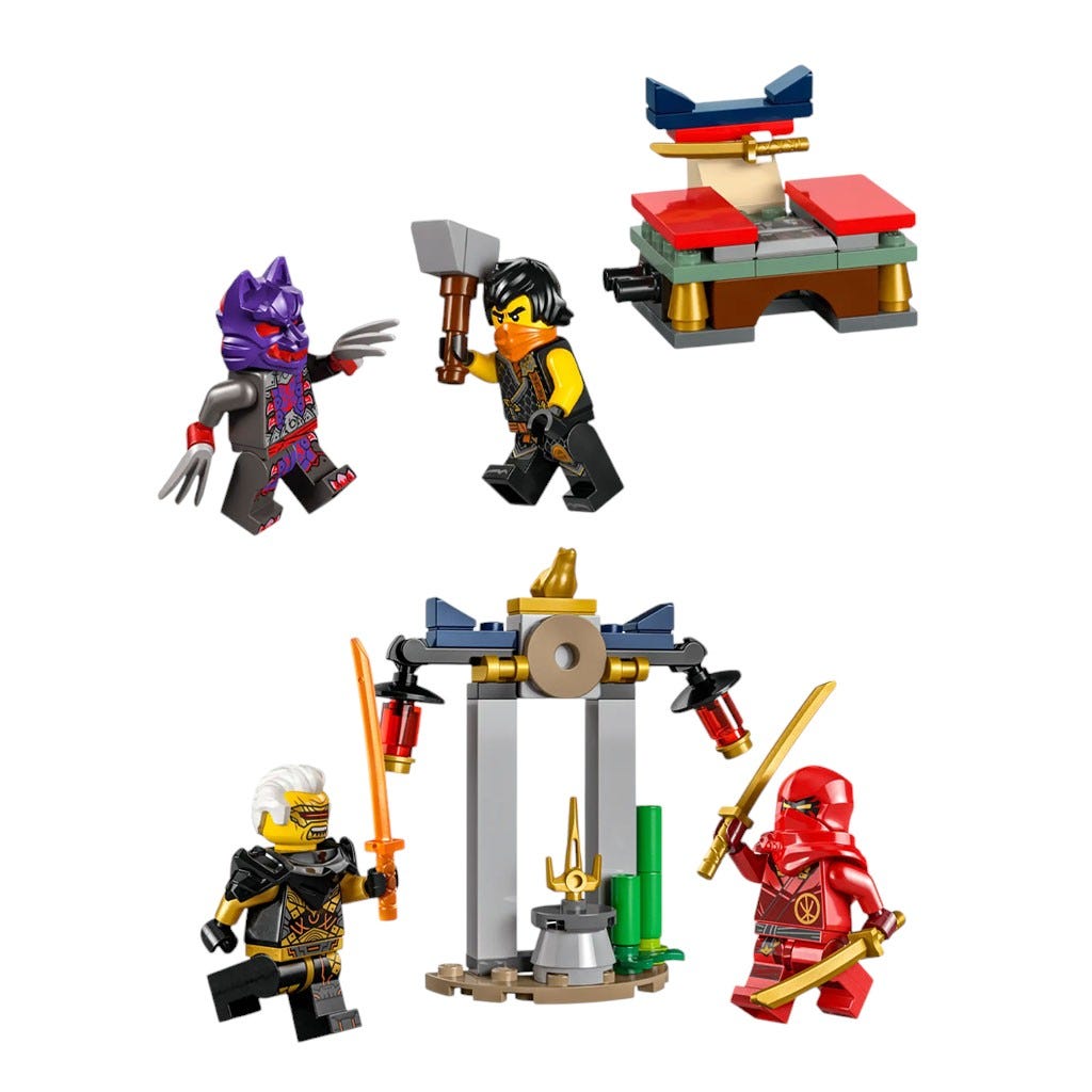 Bloques Lego Campo De Entrenamiento Del Torneo