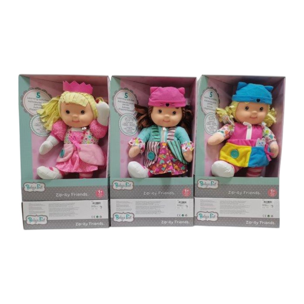 Muñeca Baby First 15" Zipity Friends