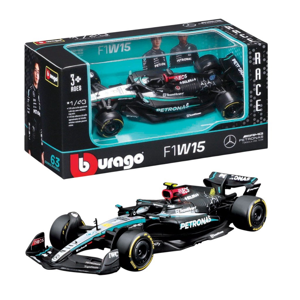 Coche De Carrera 1:43 Fórmula 1 Mercedes