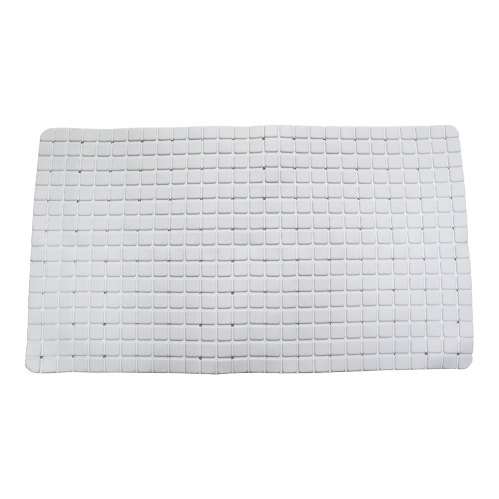 Alfombra De Baño Blanco 70X40Cm