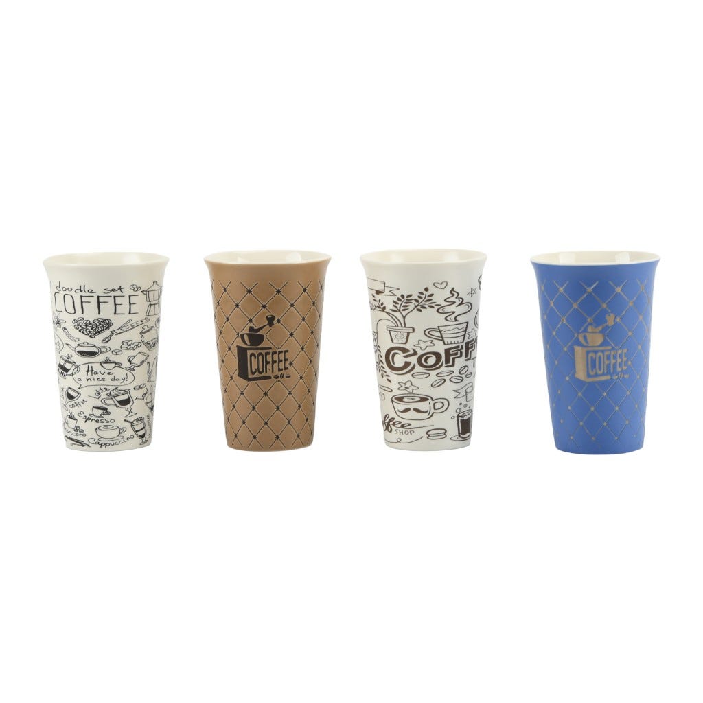 Tazas Para Café Con Modelos Surtidos 425Ml