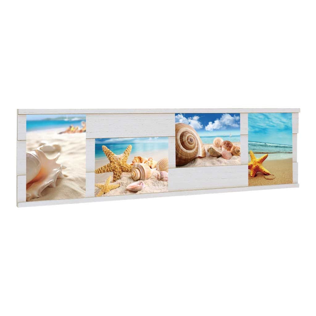 Marco de Fotos Color Crema   67X21X2CM/26X8X1IN 4 5X7