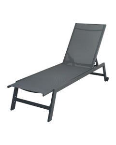 Tumbona Parguito Gris Oscuro 192X60X34,5Cm
