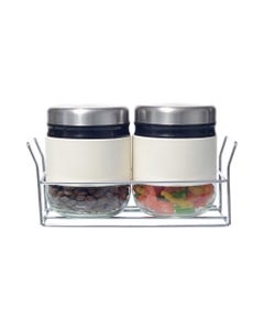 Juego De Especieros Con Soporte 14oz