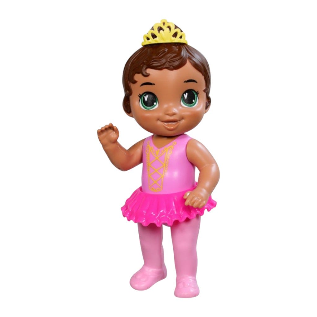 Princesa Bailarina Pelo Castaño Baby Alive