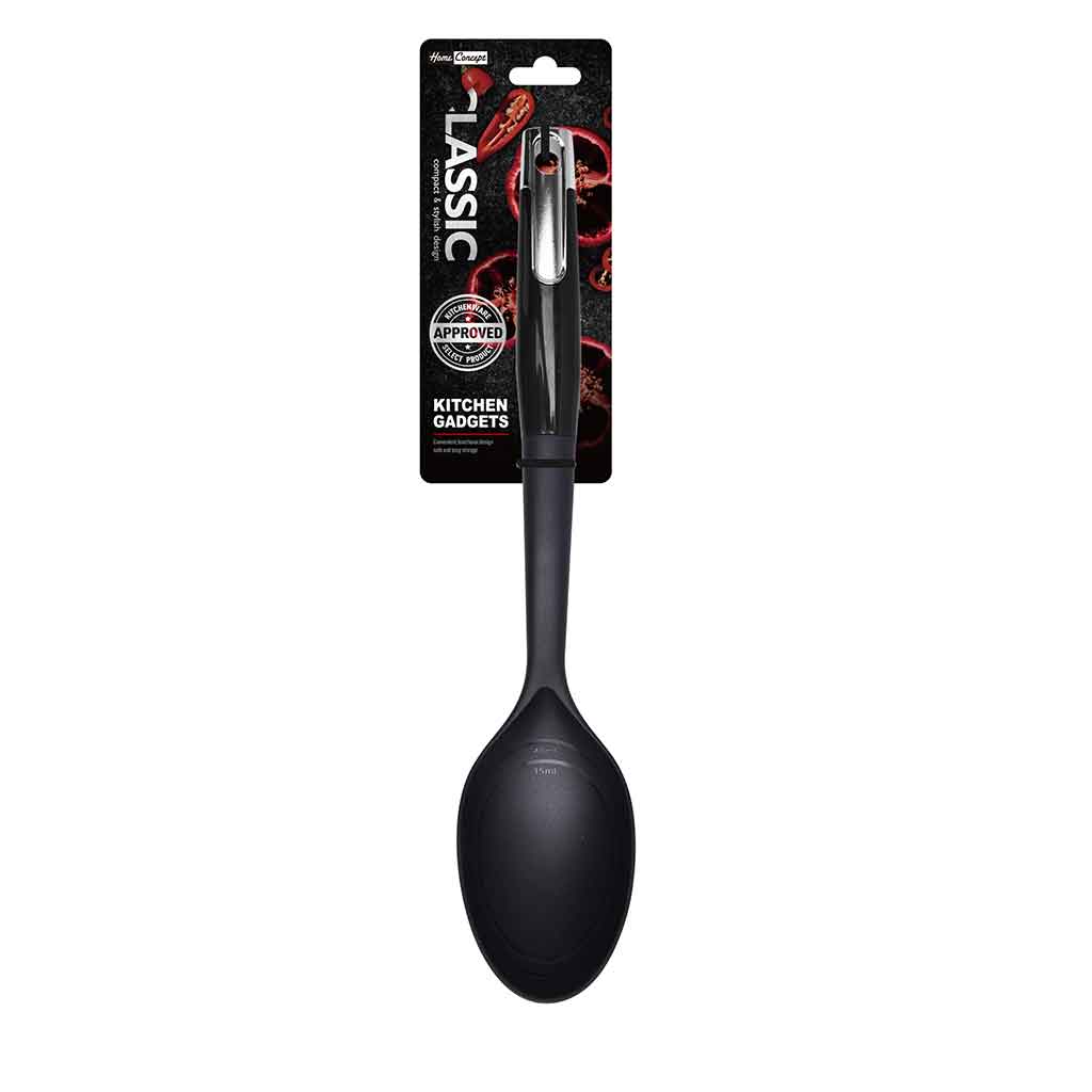 Cuchara Para Servir Negro De Plástico