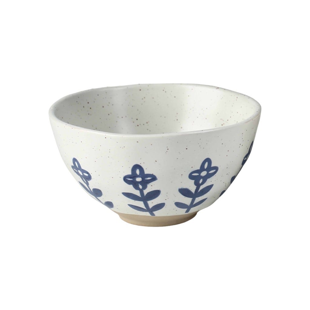 Bowl Con Estampado De Flor 13Cm