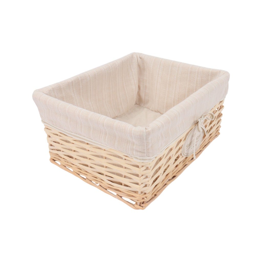Cesta Para Ropa Color Natural 40X31X17Cm