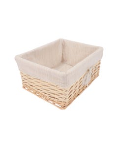 Cesta Para Ropa Color Natural 40X31X17Cm