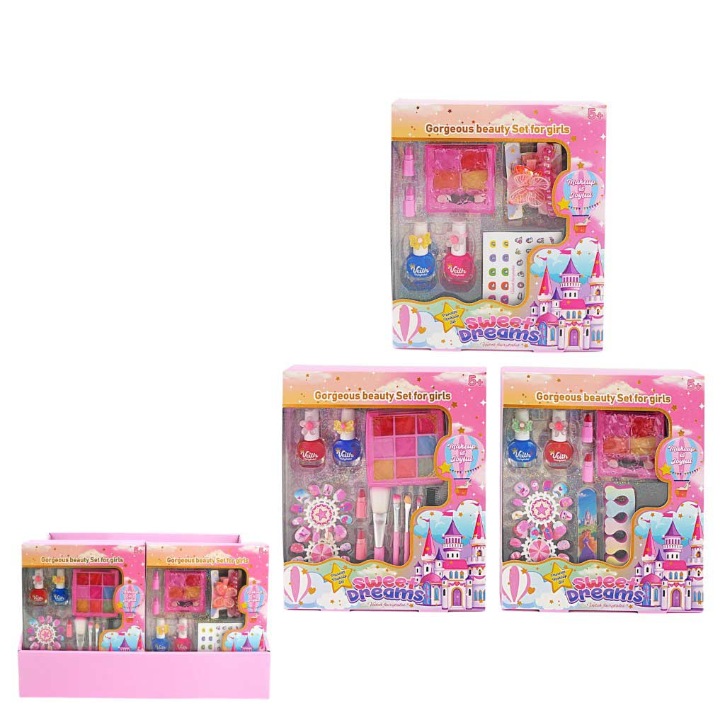 Set De Belleza De Juguete Rosa Para Niñas
