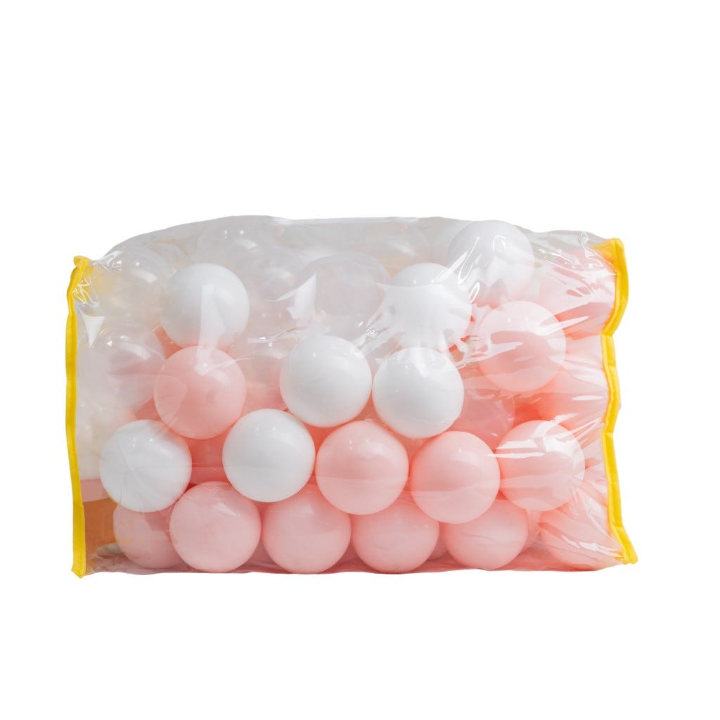 Bolsa De Pelotas Coloridas 100 Piezas 7cm Baby Look