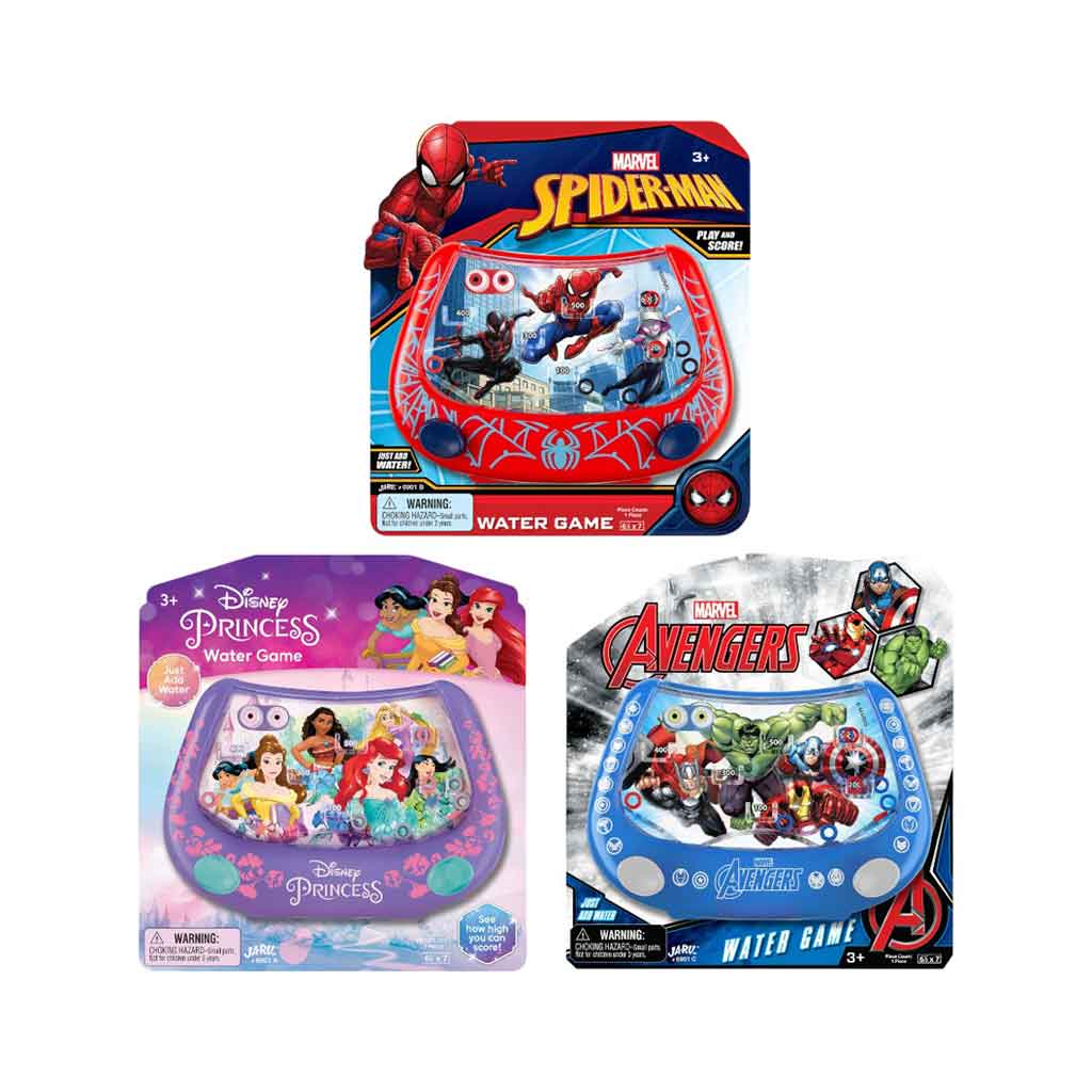 Juguete De Agua Disney Y Marvel Surtido