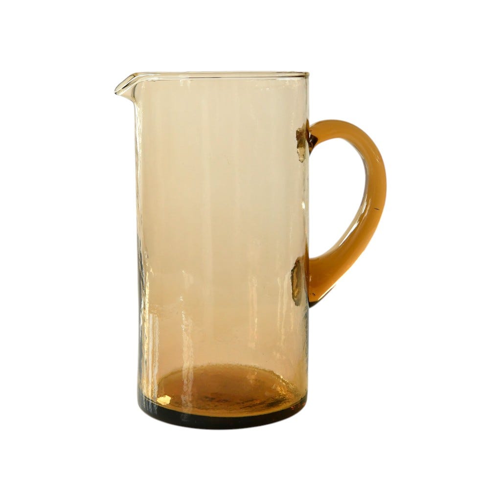 Jarra De Vidrio Marrón 1.7L