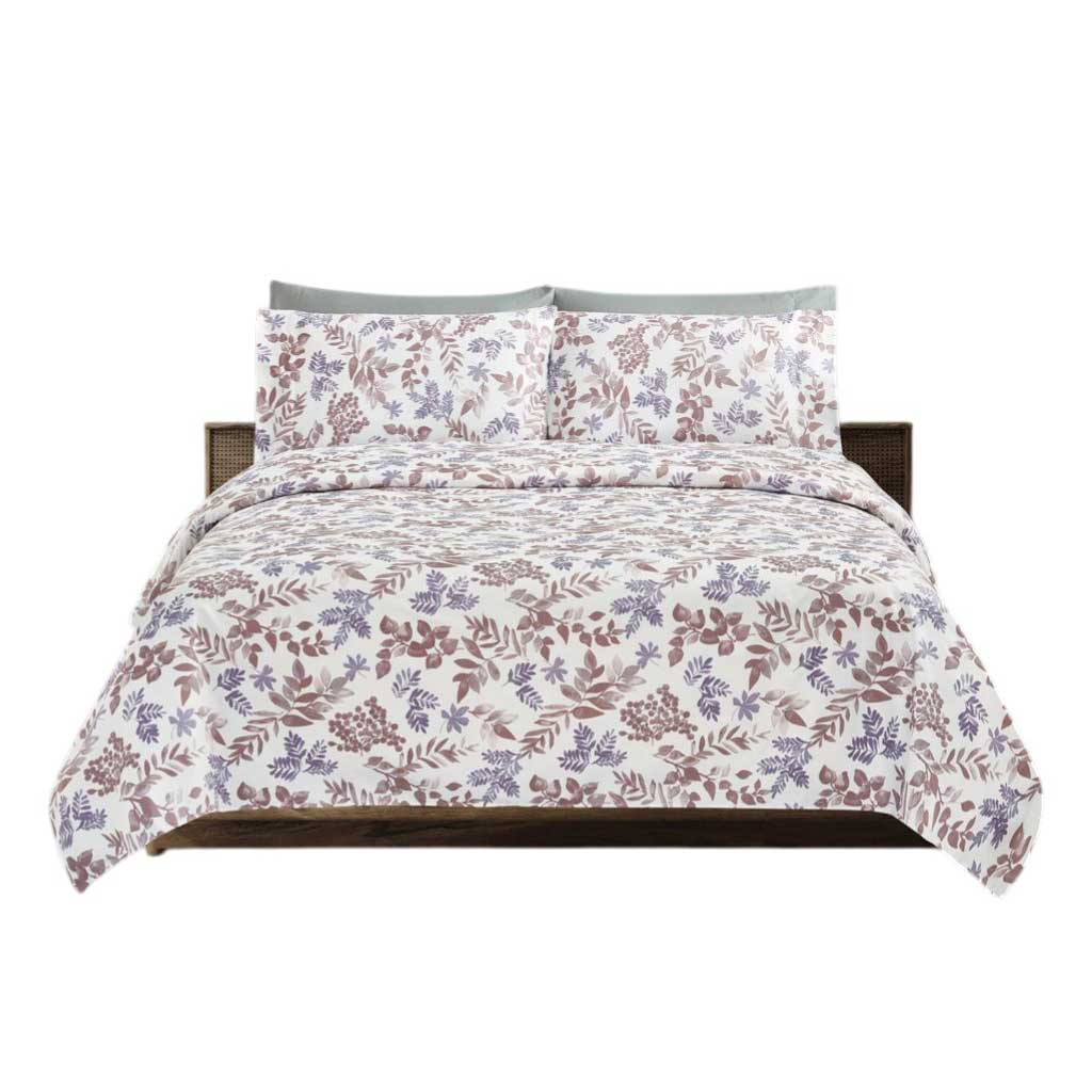 Juego De Sábana King Estampado Floral 6 Pzs