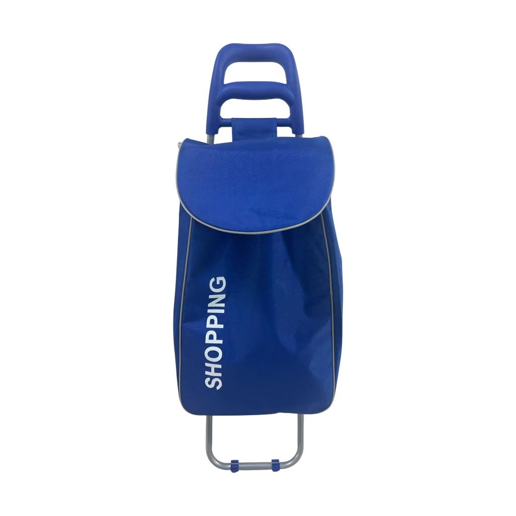 Carrito De Mercado Azul 35X28X96Cm