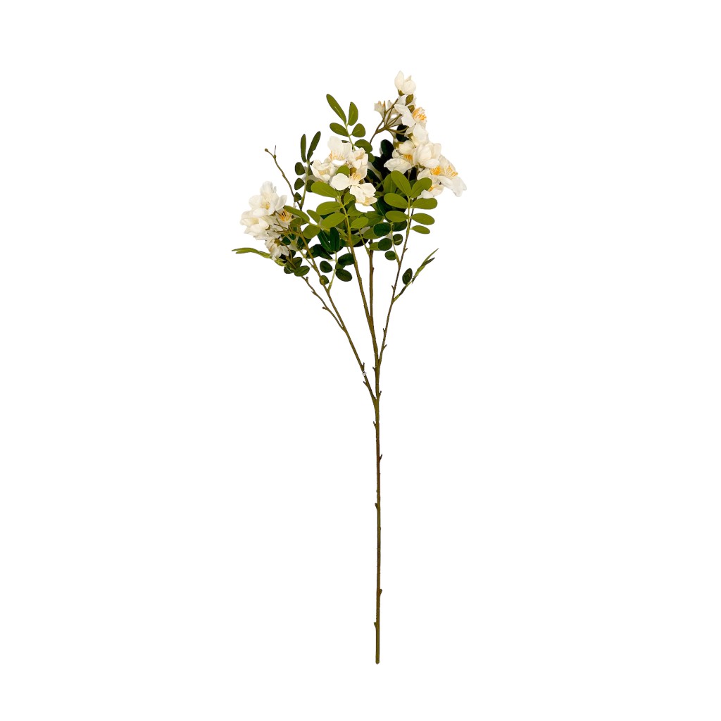 Flor De Cerezo Crema Artificial - 75Cm