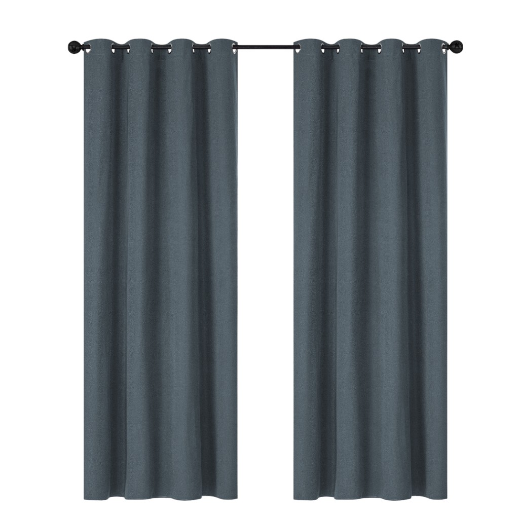 Cortina Blackout Gris Oscuro 140X250Cm