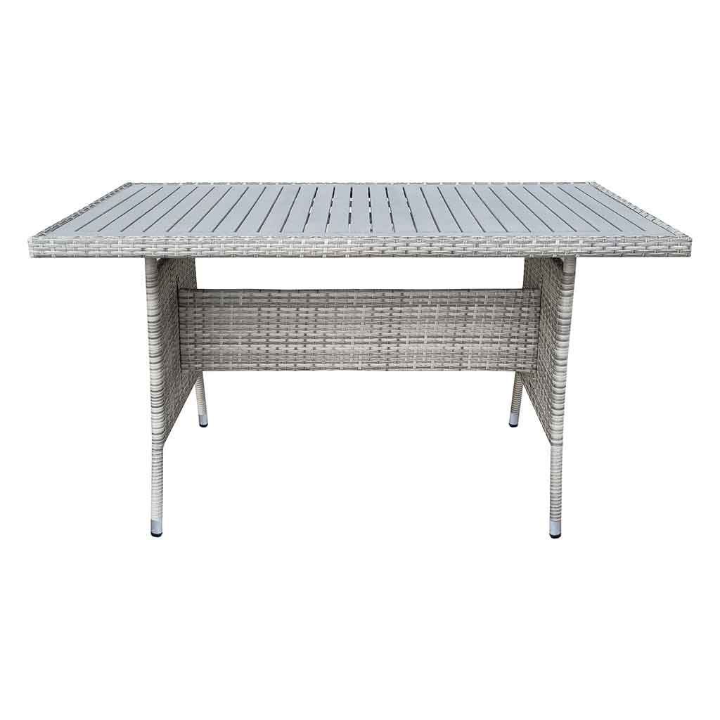 Mesa De Comedor Gris Paris 80X140X75Cm