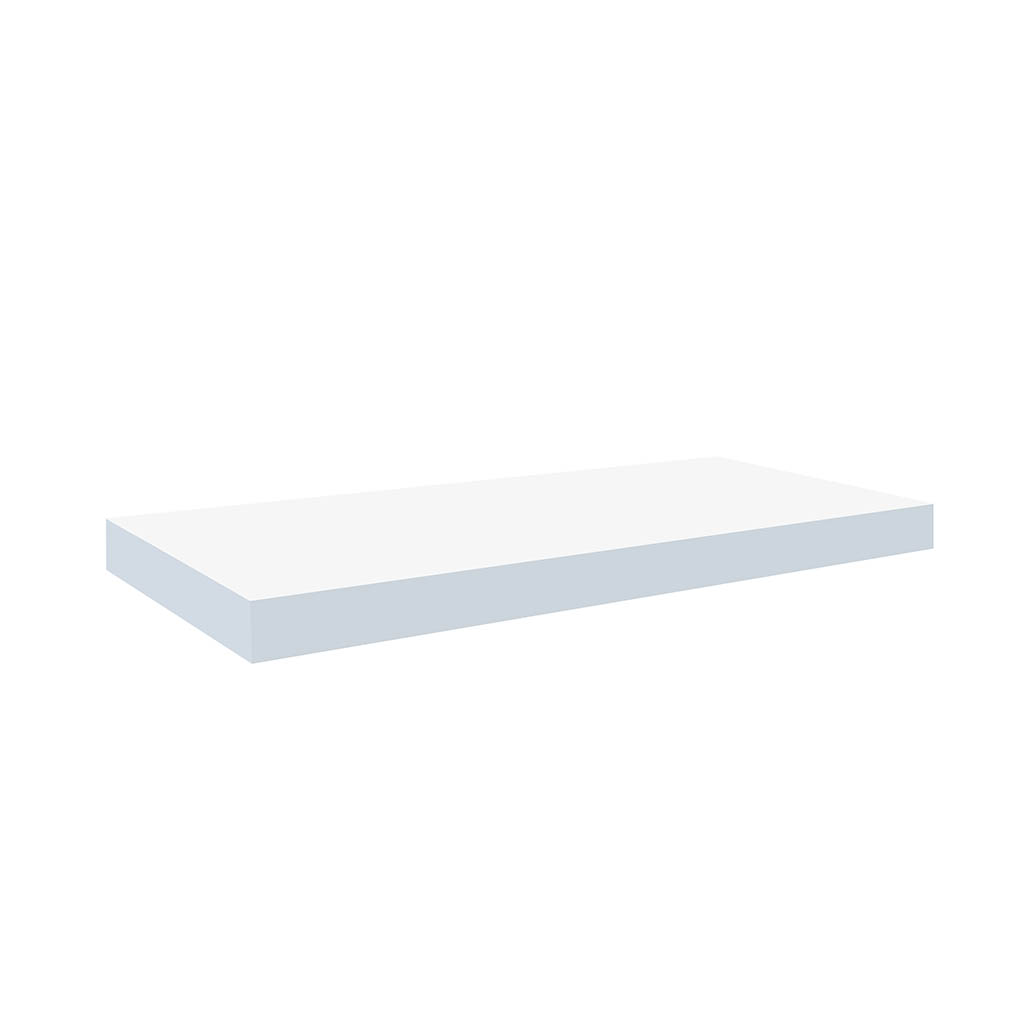 Repisa de pared blanca 60X23.5X3.8CM