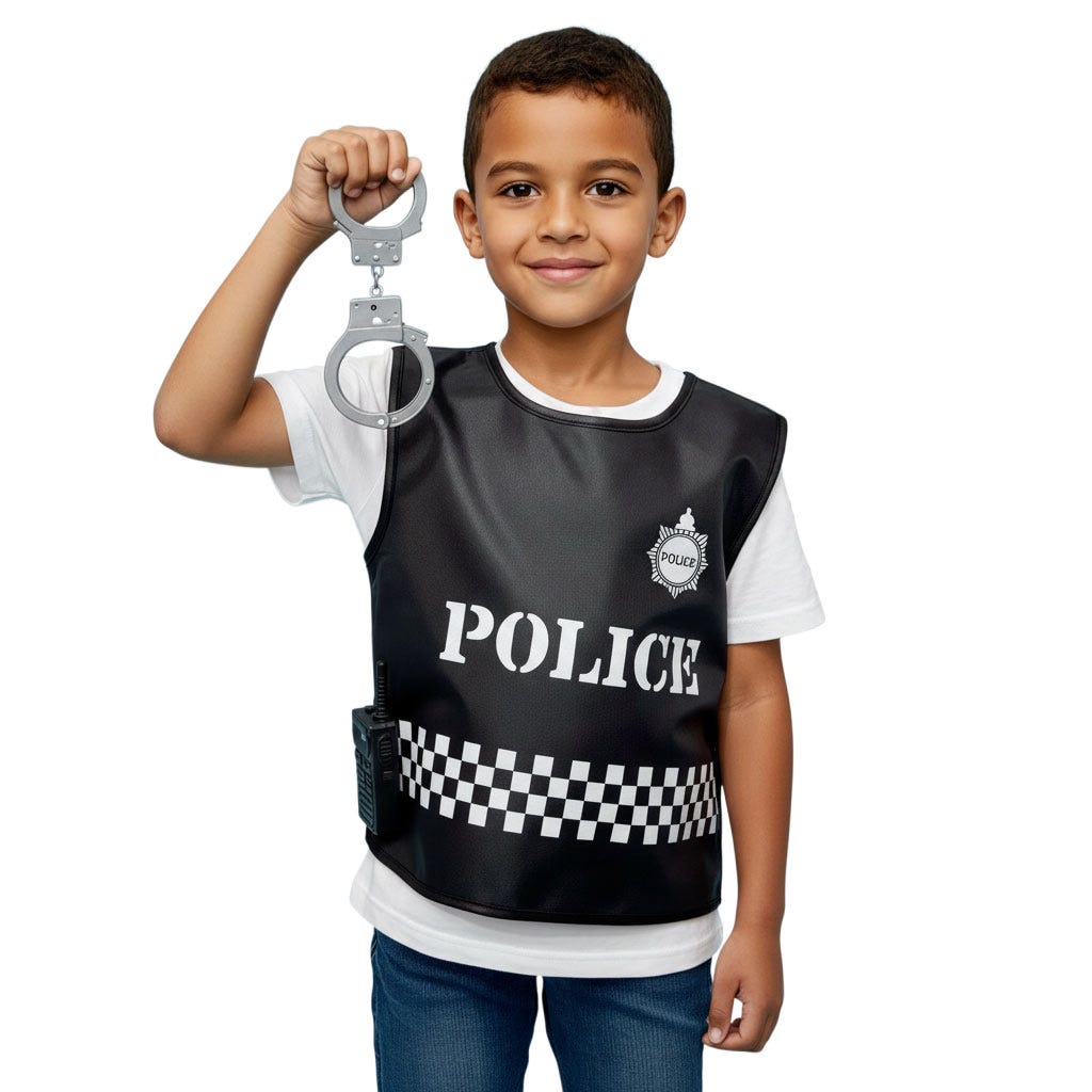 Disfraz Infantil De Policia Con Accesorios