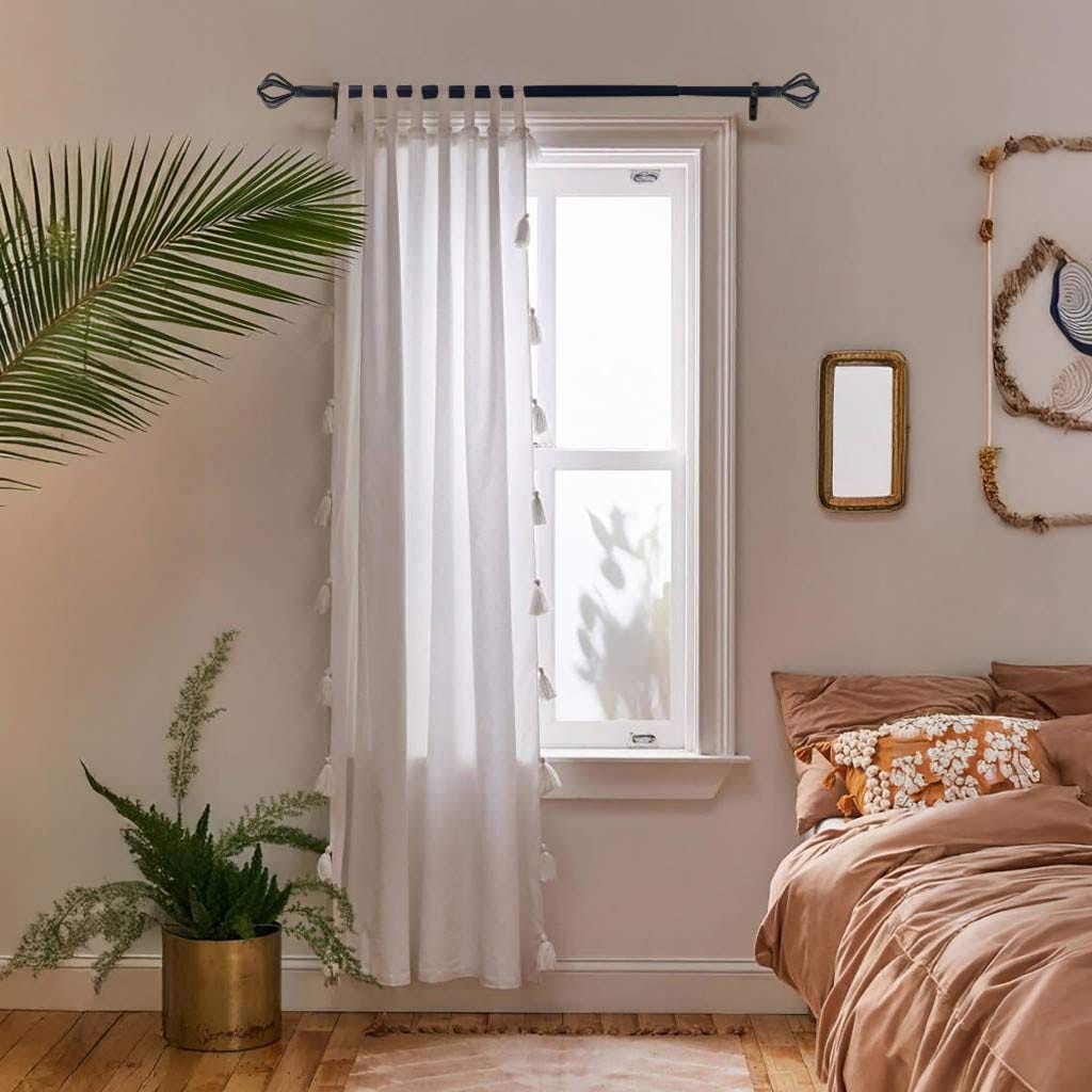 Cortinero Negro 120-210Cm