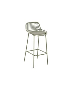 Taburete De Barra Verde Claro Shendrick 51X41,5X97Cm