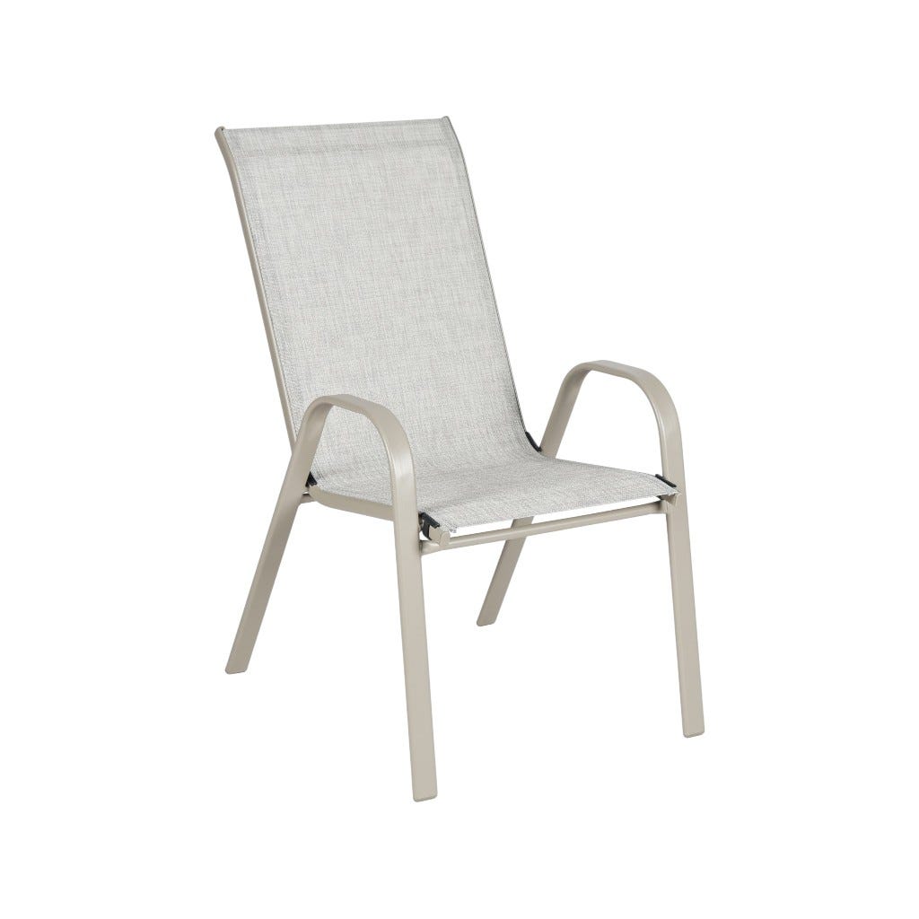 Silla Gris Claro Santiago 55X75X95Cm