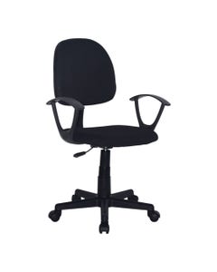 Silla De Escritorio Todo Negro 60X56X84-94Cm