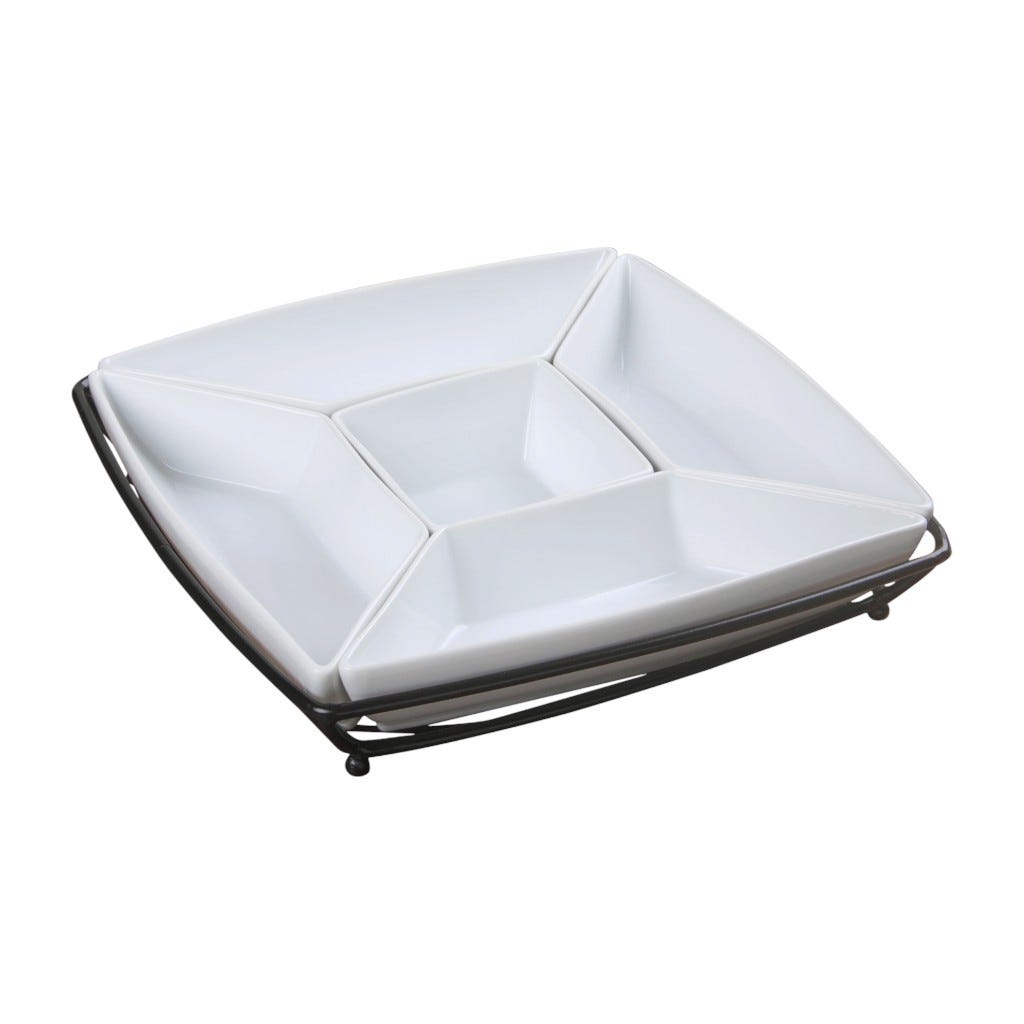 Bandeja De Servir Set 5Pzs 25X8X5Cm