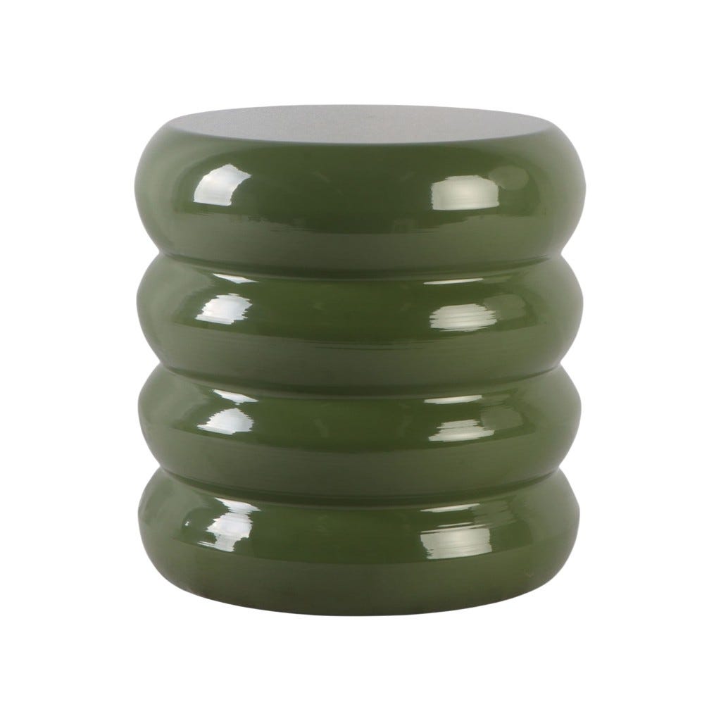 Taburete Verde 37.5X37.5X37Cm