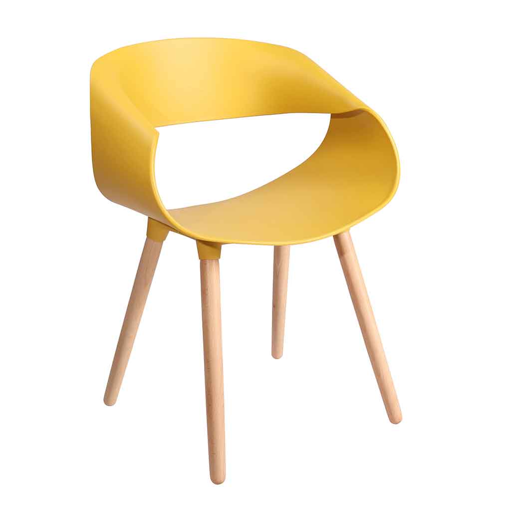 Silla de Comedor Amarillo Darcy