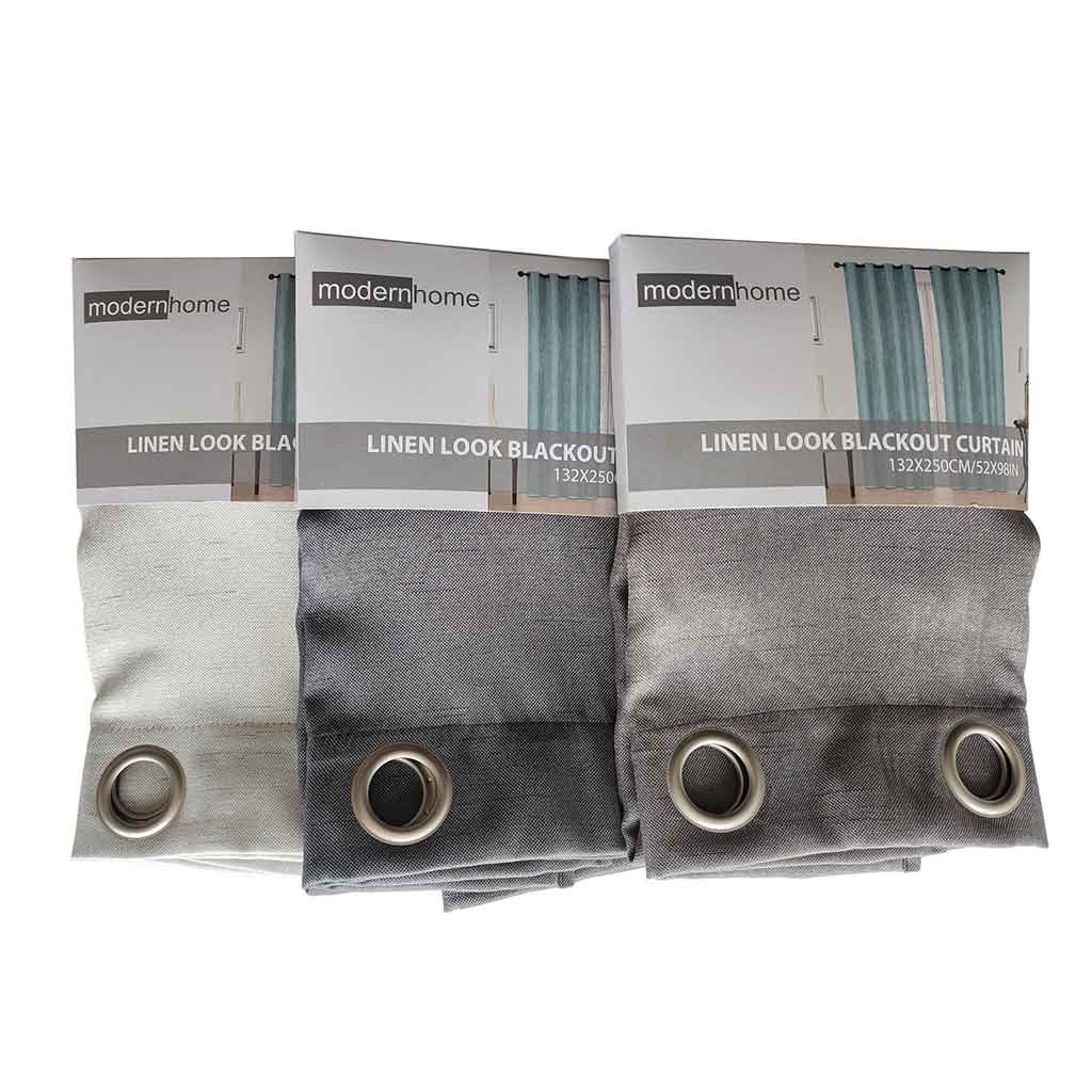 Cortina Blackout Crema 132X250Cm