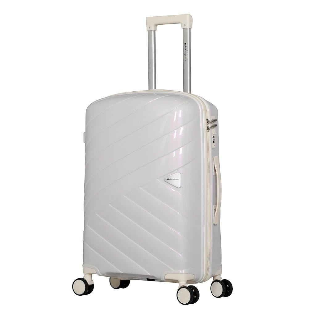 Maleta De Viaje Blanca 24"
