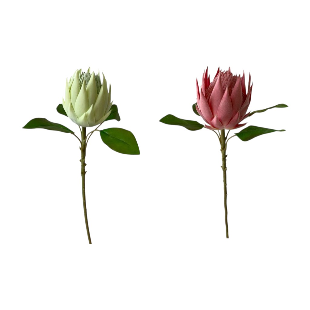 Flor Artificial De Protea 68cm Surtido