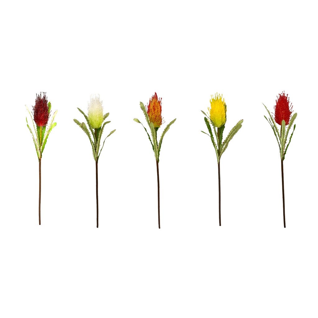 Rama De Protea Artificial Colores Surtidos 68cm