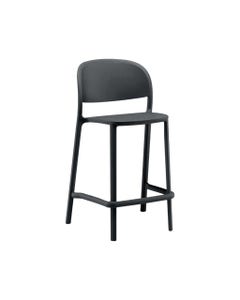 Silla De Bar Nidia Negro 49,5x55x104cm