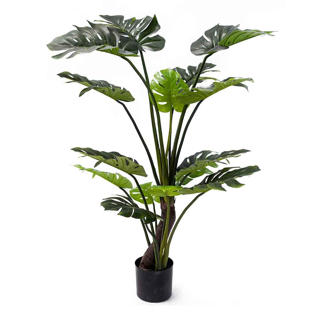 Planta artificial de monstera en maceta 1.45CM