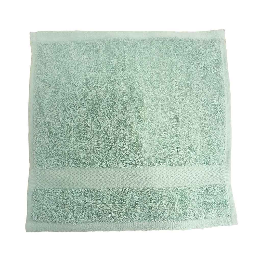 Toalla de cara de color menta 30X30CM